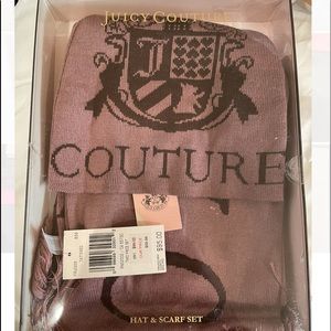 Juicy Couture Hat & Scarf Set